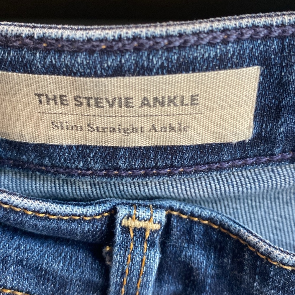AG ADRIANO GOLDSCHMIED The Stevie Ankle Slim Straight Ankle Size 27 - Picture 4 of 10